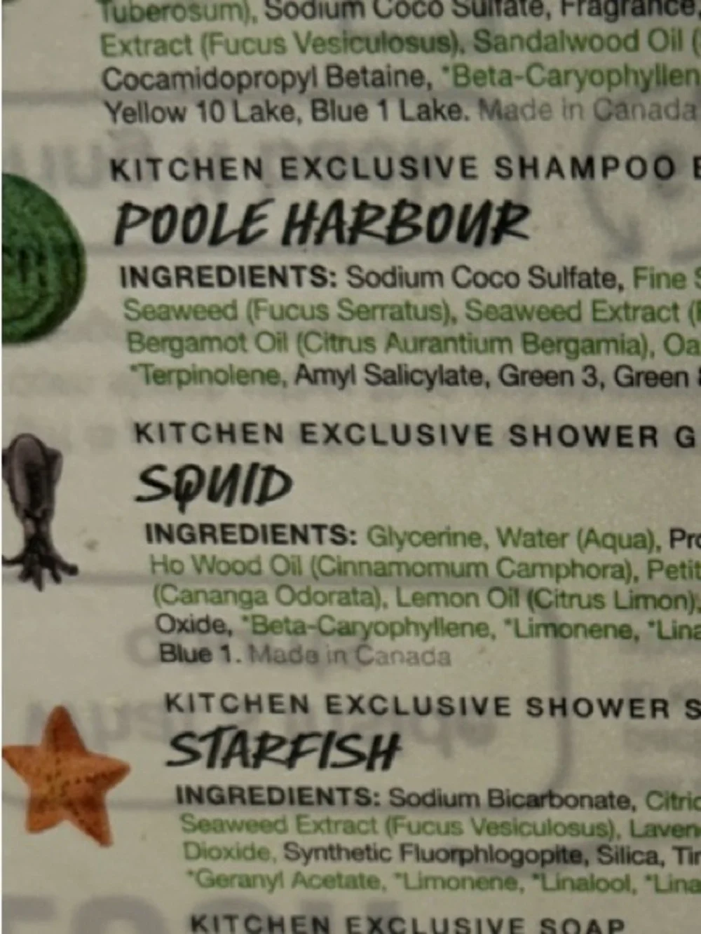 Lush Squid Kitchen Exclusive Shower Gummy
